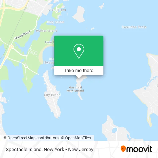 Spectacle Island map