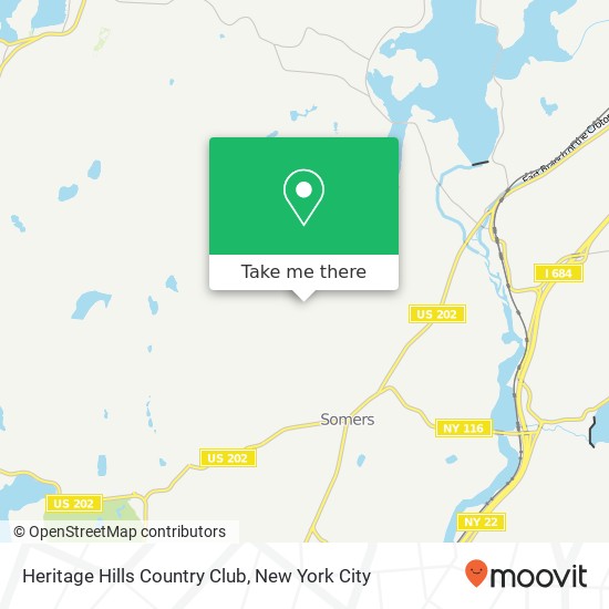 Heritage Hills Country Club map