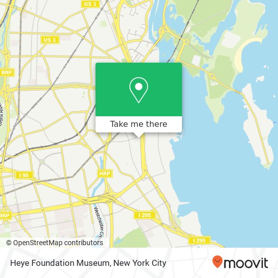 Heye Foundation Museum map