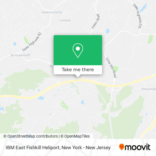 IBM East Fishkill Heliport map