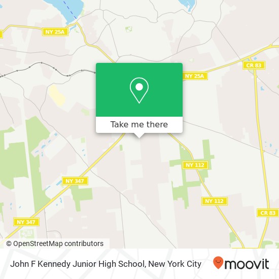 Mapa de John F Kennedy Junior High School