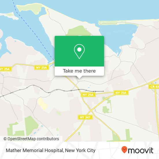 Mather Memorial Hospital map