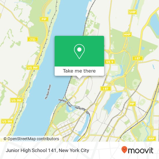 Junior High School 141 map