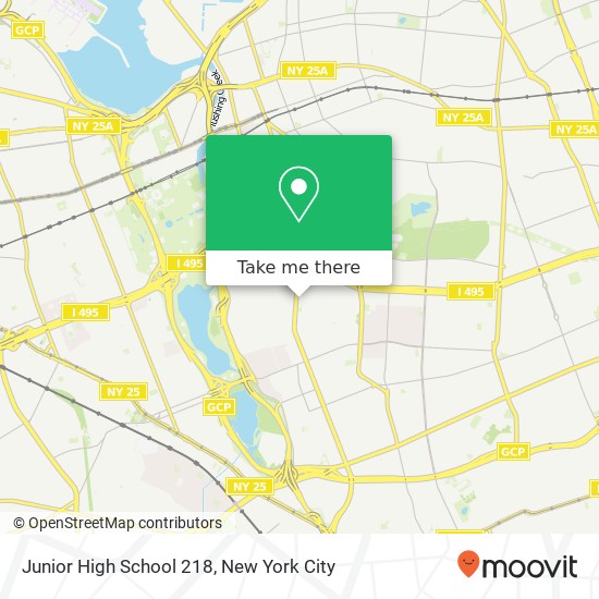 Junior High School 218 map