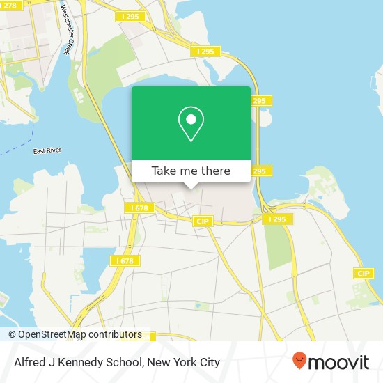 Alfred J Kennedy School map