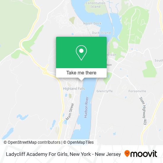 Mapa de Ladycliff Academy For Girls