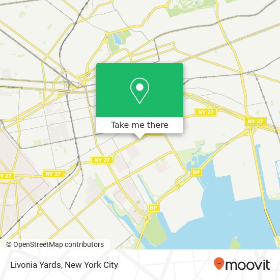 Mapa de Livonia Yards