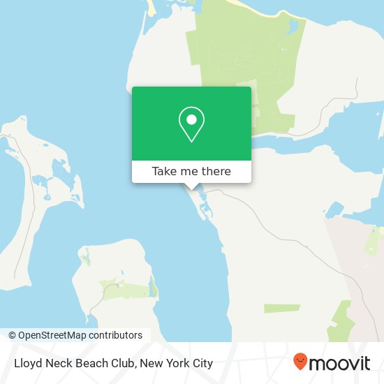 Lloyd Neck Beach Club map