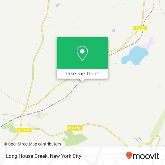 Long House Creek map