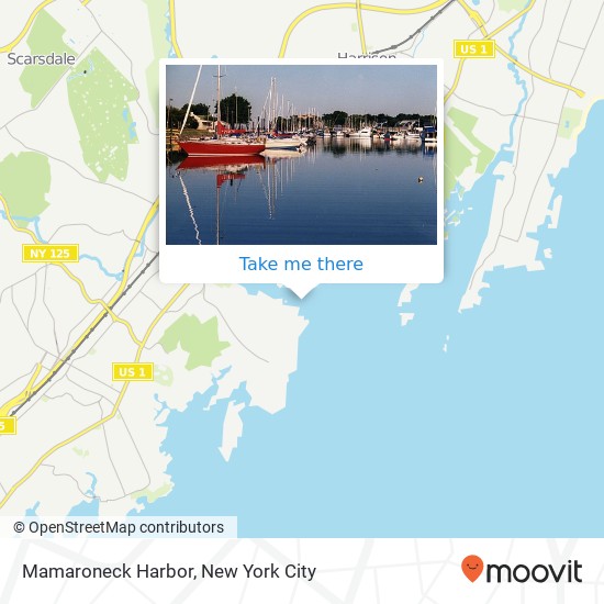 Mapa de Mamaroneck Harbor