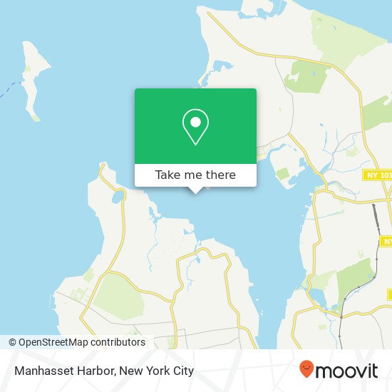 Manhasset Harbor map