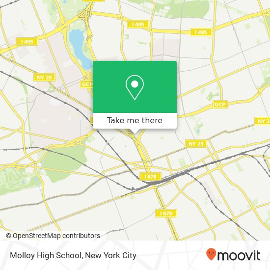 Mapa de Molloy High School