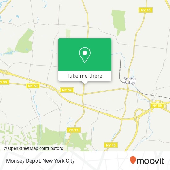 Mapa de Monsey Depot