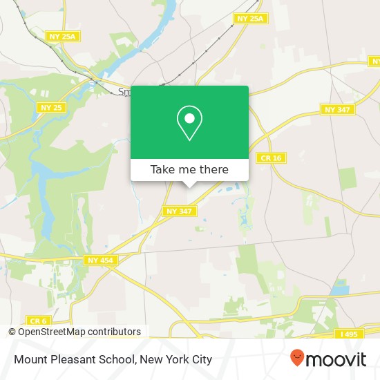 Mapa de Mount Pleasant School