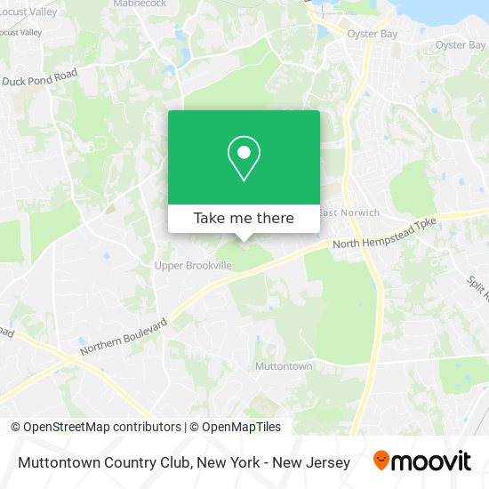 Muttontown Country Club map