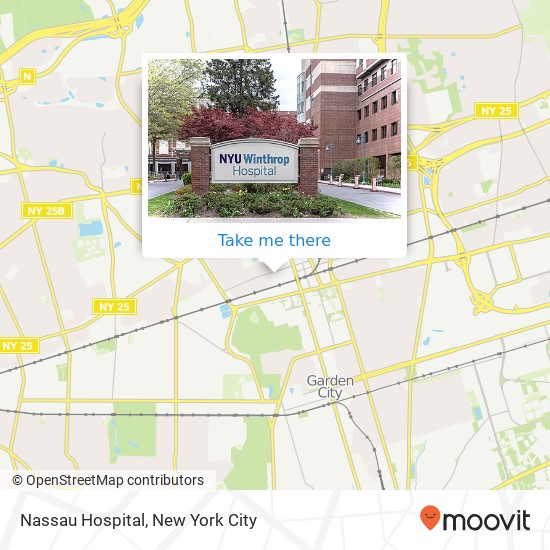 Mapa de Nassau Hospital