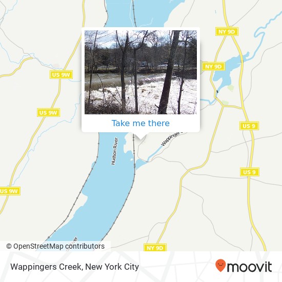 Wappingers Creek map