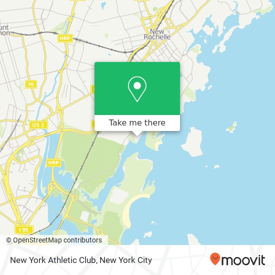 New York Athletic Club map
