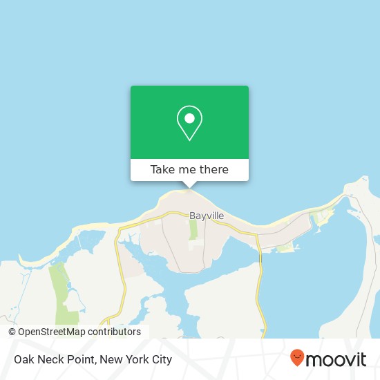 Oak Neck Point map