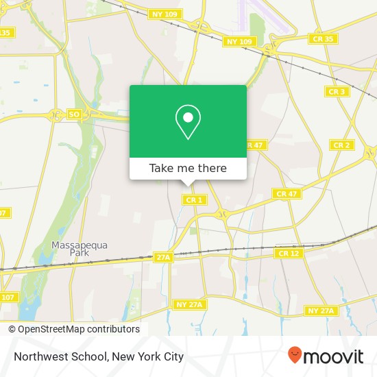 Mapa de Northwest School