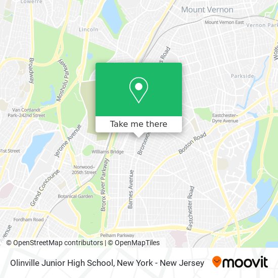 Mapa de Olinville Junior High School