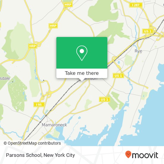 Mapa de Parsons School