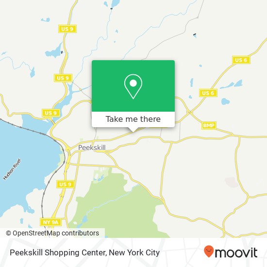 Peekskill Shopping Center map