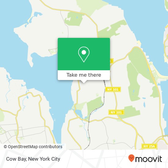 Mapa de Cow Bay