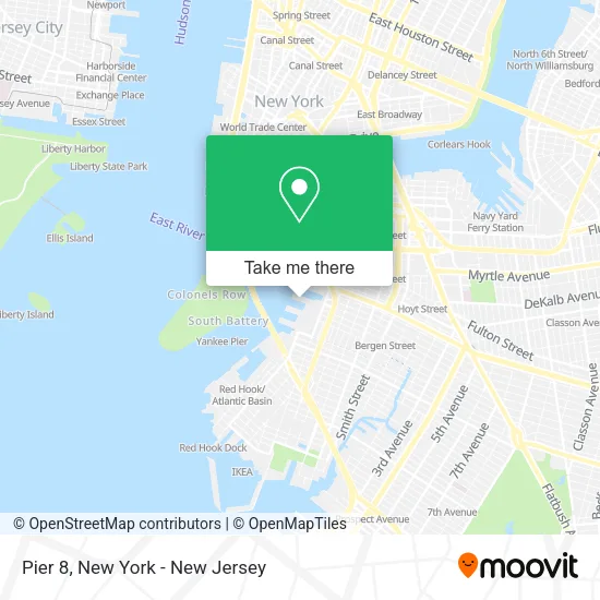 Pier 8 map