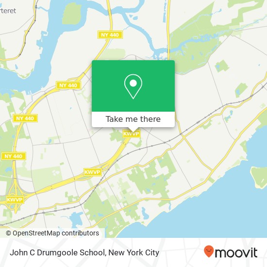 Mapa de John C Drumgoole School