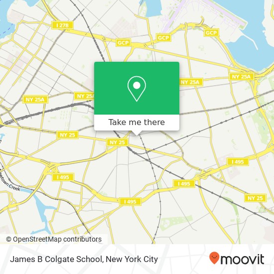 Mapa de James B Colgate School