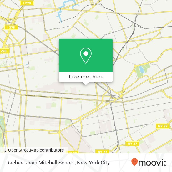 Rachael Jean Mitchell School map