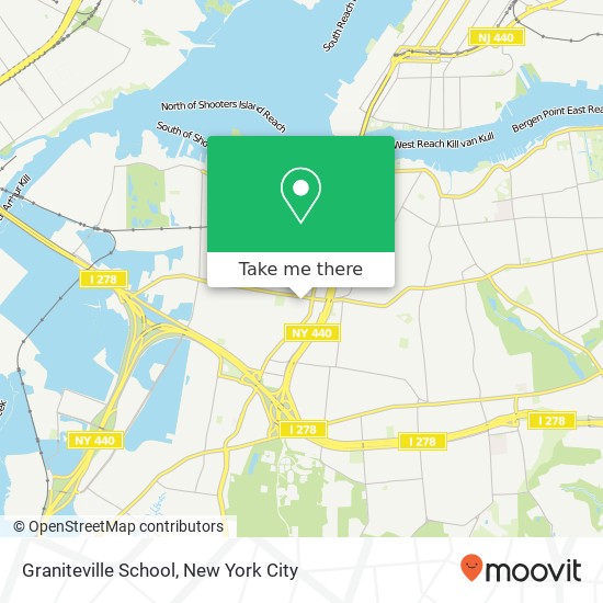Graniteville School map