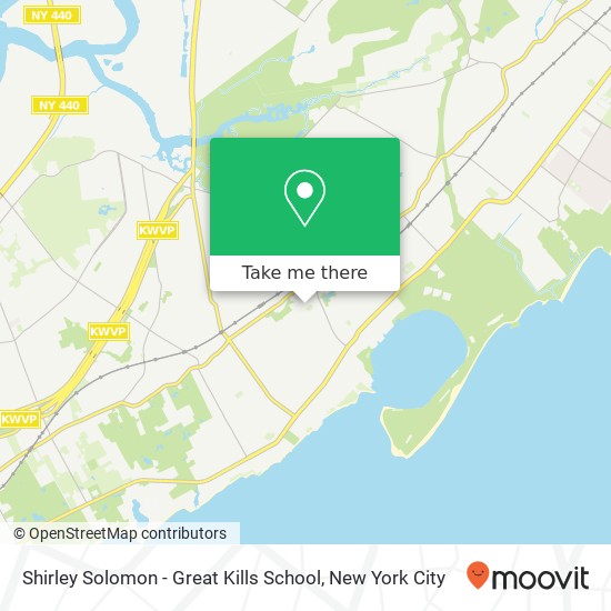 Mapa de Shirley Solomon - Great Kills School
