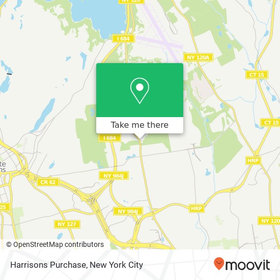 Mapa de Harrisons Purchase