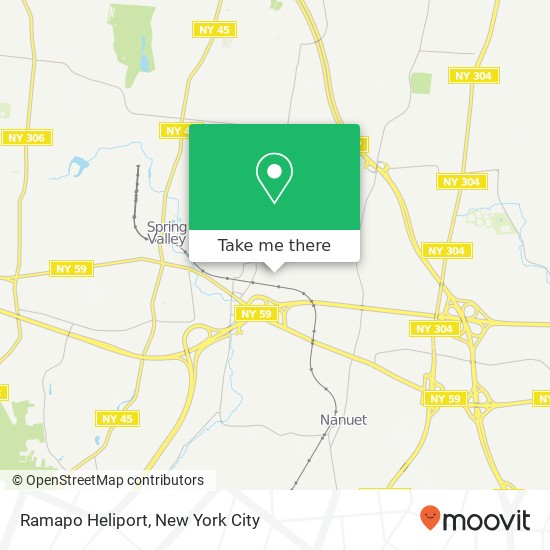 Mapa de Ramapo Heliport