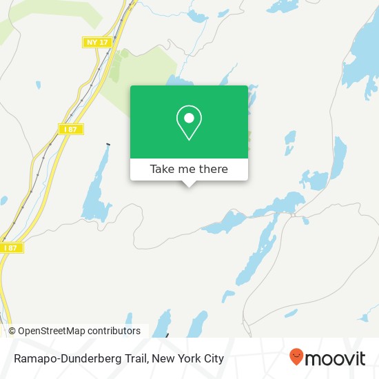 Mapa de Ramapo-Dunderberg Trail