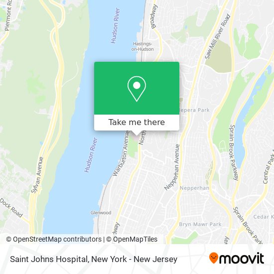 Mapa de Saint Johns Hospital