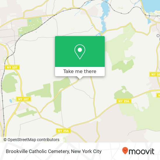 Brookville Catholic Cemetery map