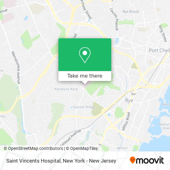 Saint Vincents Hospital map