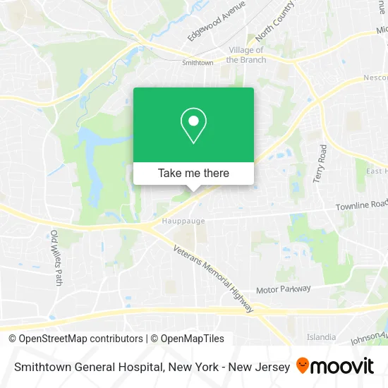 Smithtown General Hospital map