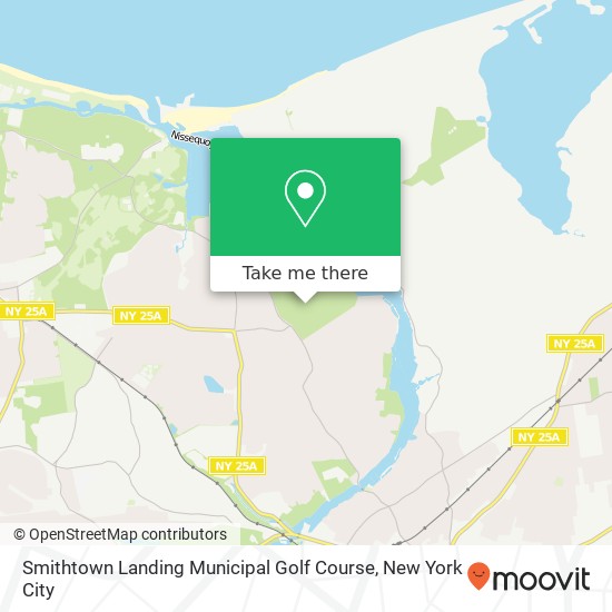 Smithtown Landing Municipal Golf Course map