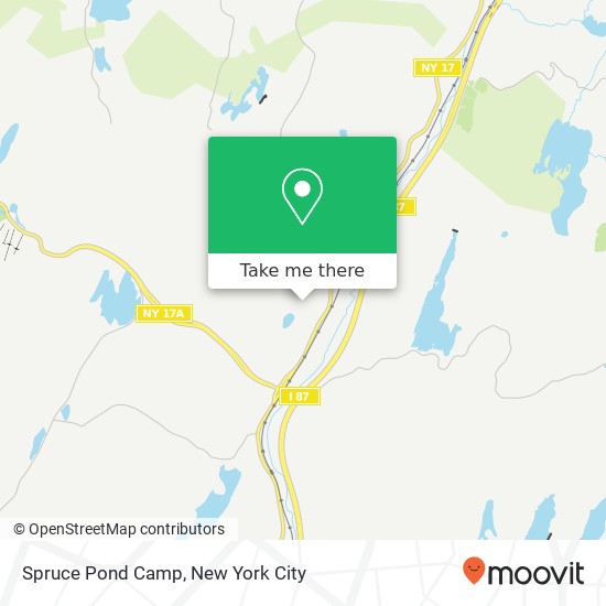 Mapa de Spruce Pond Camp