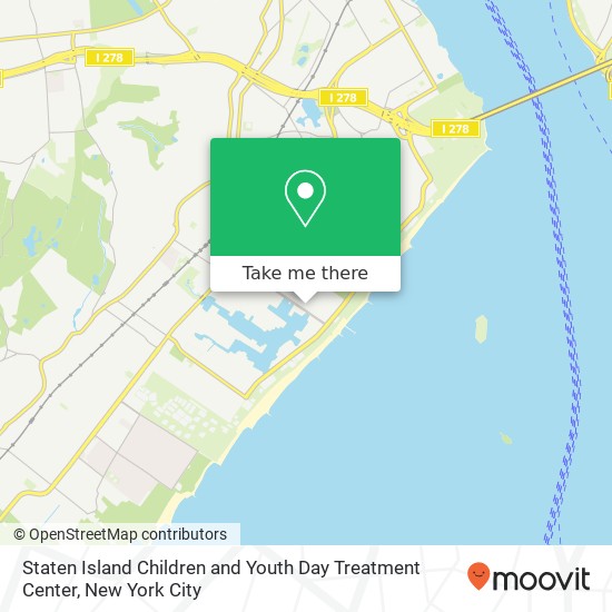 Staten Island Children and Youth Day Treatment Center map