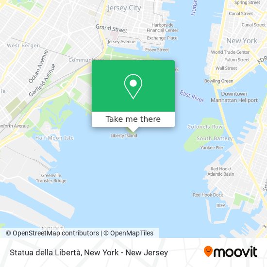 Mapa de Statua della Libertà