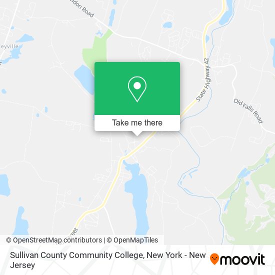 Mapa de Sullivan County Community College