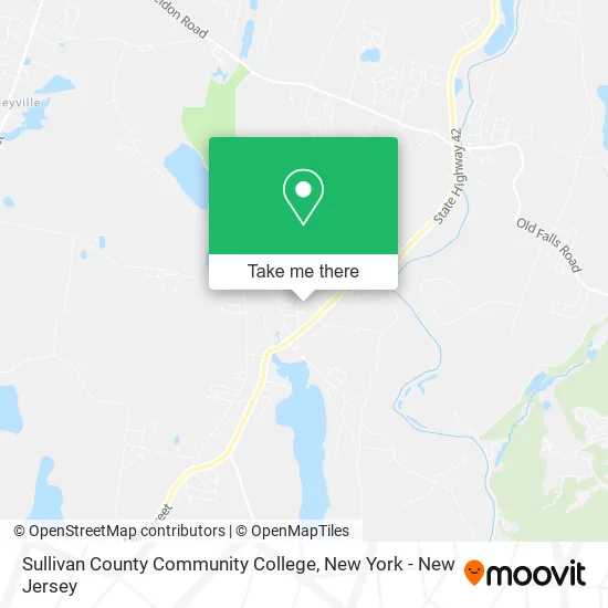Sullivan County Community College map