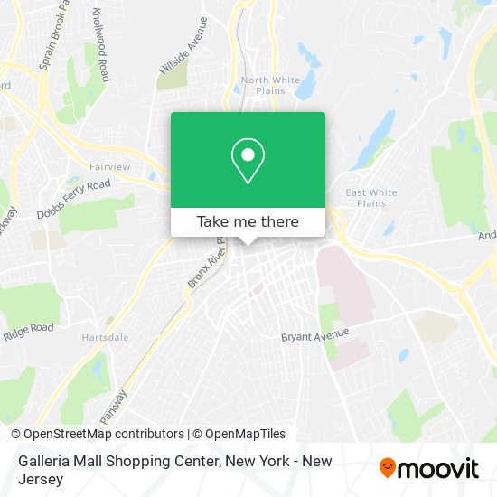 Mapa de Galleria Mall Shopping Center