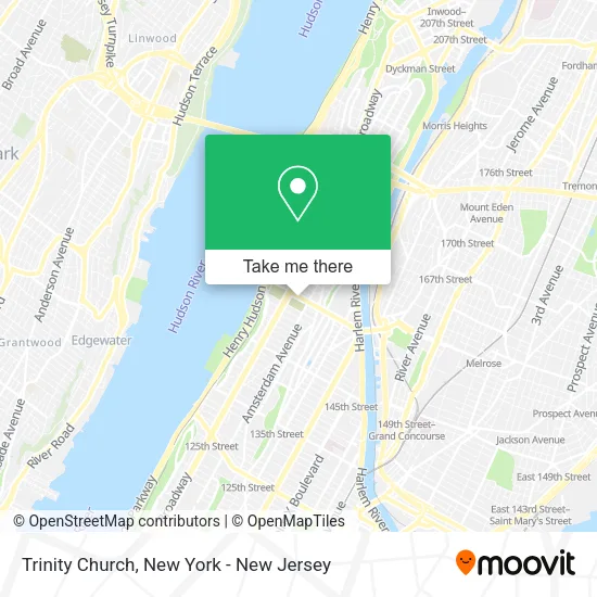 Trinity Church map