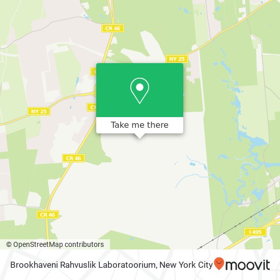 Brookhaveni Rahvuslik Laboratoorium map